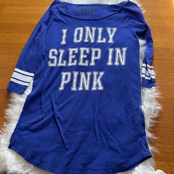 PINK Victoria's Secret Other - I Only Sleep in Pink Victoria Secret Pink Shirt